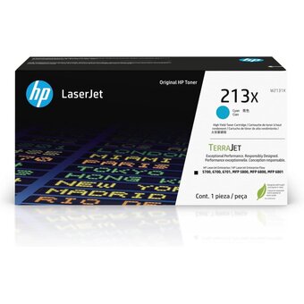  Тонер-картридж HP W2131X Inc. 213X Cyan High Yield Original LaserJet Toner Cartridge 