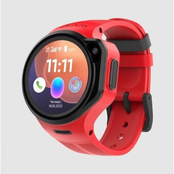  Smart-часы Elari KP-4GR-M-Red 1.3" IPS корп.красный рем.красный 