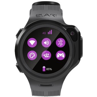  Smart-часы ELARI KP-4GR-M-BLK 1.3" черный/черный 