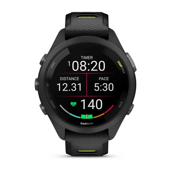  Smart-часы Garmin Forerunner 265S, 27.5мм, 1.1" 010-02810-13 черный/желтый/черный 