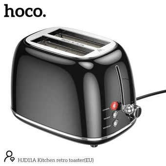  Тостер HOCO HJD11A черный 