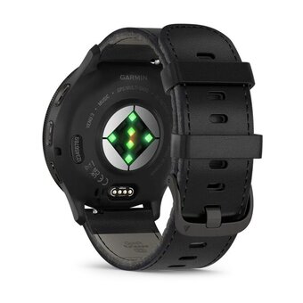  Smart-часы Garmin Venu 3 (010-02784-52) кожаный ремешок 45мм черный 