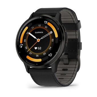  Smart-часы Garmin Venu 3 (010-02784-52) кожаный ремешок 45мм черный 