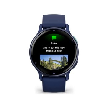  Smart-часы Garmin Vivoactive 5 010-02862-12, 30.4мм, 1.2", синий/синий 