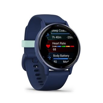  Smart-часы Garmin Vivoactive 5 010-02862-12, 30.4мм, 1.2", синий/синий 