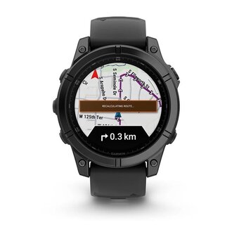  Smart-часы Garmin Fenix E, 47мм, 1.4" 010-03025-01 черный/серый 