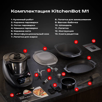  Кухонный комбайн ATVEL KitchenBot M1 43201 