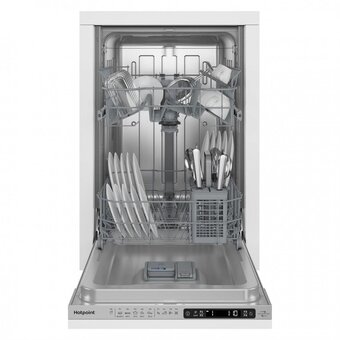  Встраиваемая посудомоечная машина Hotpoint HIS 1C56W белый 