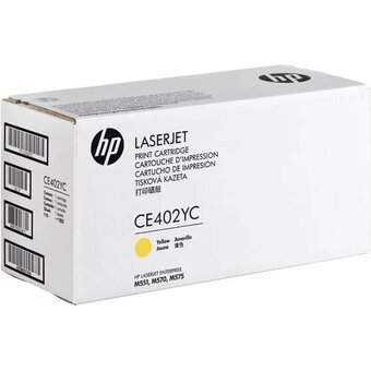  Тонер-картридж HP CE402YC 507Y Yellow Original LaserJet Toner Cartridge Opt Contr LJ Crtg 