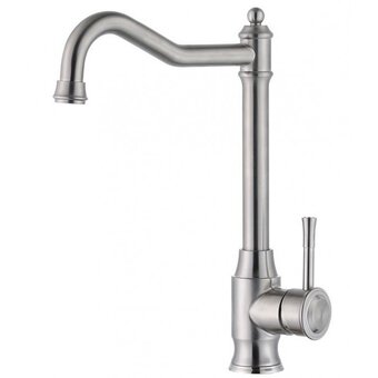  Смеситель для кухни ZORG Steel Hammer Inox SH 5208 нерж 