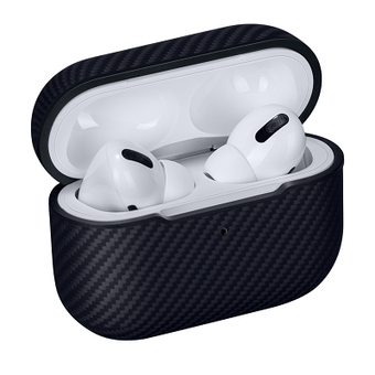  Чехол Pitaka MagEZ Case for AirPods Pro/Pro 2 поддерживает MagSafe, чёрно/серый (полоска) 