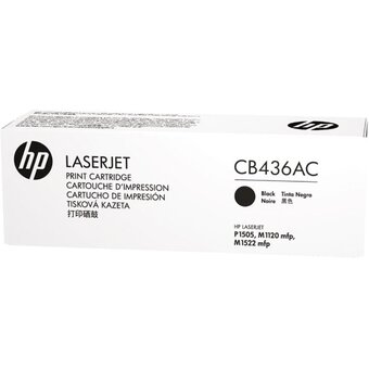  Тонер-картридж HP CB436AC 36A Black LaserJet Print Cartridge Contract 