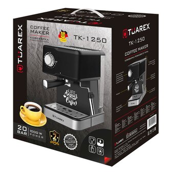  Кофеварка Tuarex TK-1250 черный 