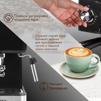  Кофеварка Tuarex TK-1250 черный 