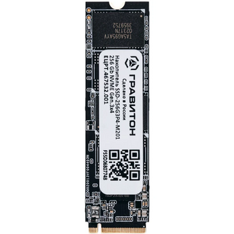  SSD Гравитон SSD-256G3P4-M201, ЕЦРТ.467532.001 OEM m.2 256GB PCIe Gen3x4 NVMe 
