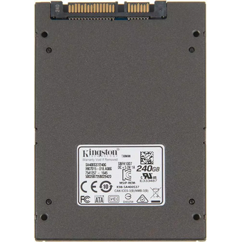  SSD Kingston A400 240GB (SA400S37/240GIN) (2.5", SATA 3.0, 3D TLC, 500/350MB/s) 
