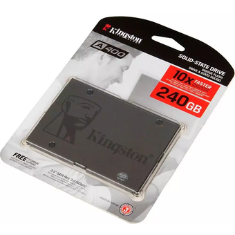  SSD Kingston A400 240GB (SA400S37/240GIN) (2.5", SATA 3.0, 3D TLC, 500/350MB/s) 