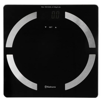  Весы напольные Sakura SA-5056BK черный 