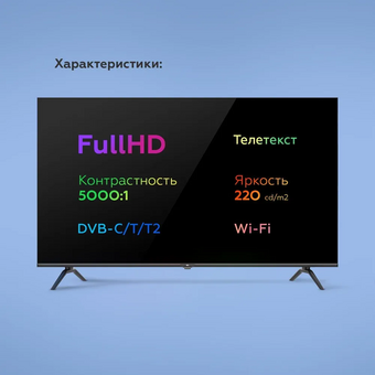  Телевизор BQ 40FS36B Black 