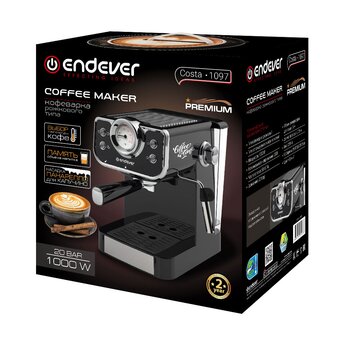  Кофеварка Endever Costa-1097 черный 