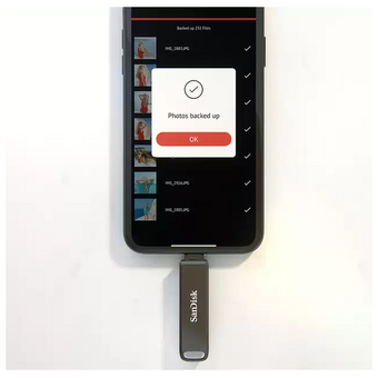  USB-флешка 128GB SanDisk iXpand Luxe Type-C/Lightning SDIX70N-128G-GN6NE 