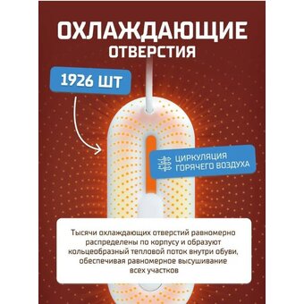  Сушилка для обуви Sothing Loop Stretchable Shoes Dryer (DSHJ-S-2111B RUS White), белая 