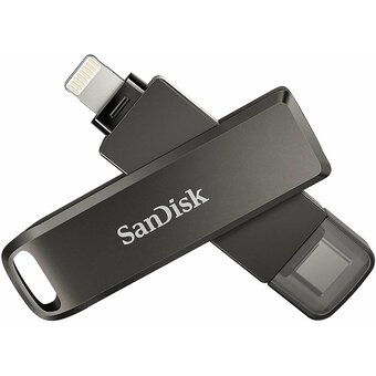  USB-флешка 128GB SanDisk iXpand Luxe Type-C/Lightning SDIX70N-128G-GN6NE 