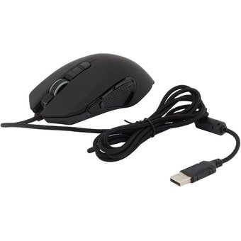  Мышь Acer OMW160 (ZL.MCEEE.00Q) черный (6400dpi) USB (8but) 
