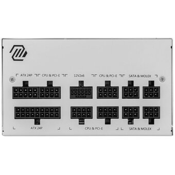  Блок питания MSI MAG A850GL PCIE5 White (306-7ZP8A24-CE0), 850W, 80+ Gold, полностью модульный, ATX 3.0, PCIE5, RTL 