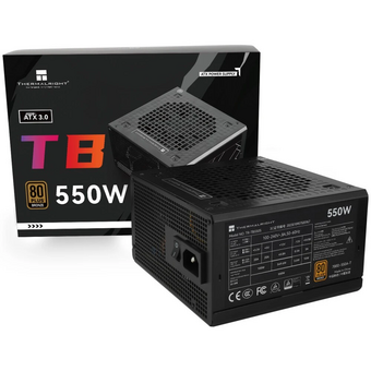  Блок питания Thermalright TR-TB550S 550W 80+ Bronze (ATX, 3, Non-modular, 1x24(20+4)pin 550mm, 1xCPU*2 8(4+4)pin 600+150mm, 1xPCIe 8(6+2)pin 450mm) 