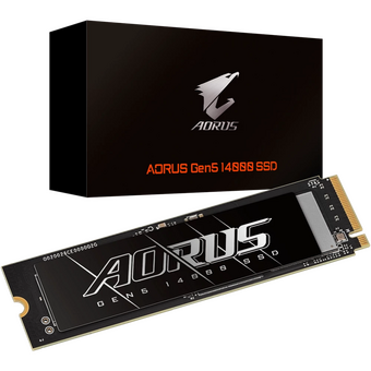  SSD Gigabyte Aorus Gen5 14000 AG514K1TB 1TB M.2 2280 PCI-Express 5.0x4, NVMe 2.0, 3D TLC NAND, Phison PS5026-E26, TBW 700 