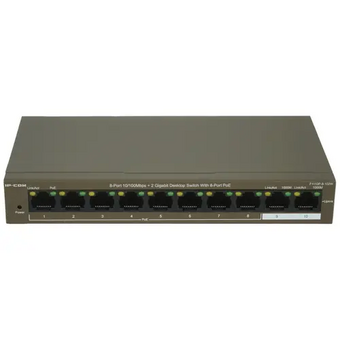  Коммутатор IP-COM F1110P-8-102W 10 портов 