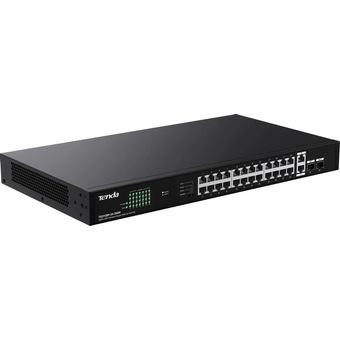  Коммутатор Tenda TEG1128P-24-250W 26 портов 
