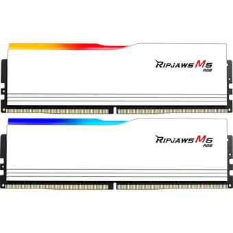  ОЗУ G.SKILL Ripjaws M5 RGB (F5-6400J3648F16GX2-RM5RW) DDR5 32GB (2x16GB) 6400MHz CL36 (36-48-48-102) 1.35V / White 