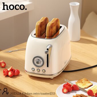  Тостер HOCO HJD12A белый 