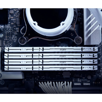  ОЗУ Kingston Fury Beast KF552C40BWK4-128 DDR5 - 4x 32ГБ 5200МГц, DIMM, White, Ret 
