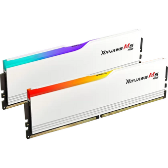  ОЗУ G.SKILL Ripjaws M5 RGB (F5-6400J3648F16GX2-RM5RW) DDR5 32GB (2x16GB) 6400MHz CL36 (36-48-48-102) 1.35V / White 