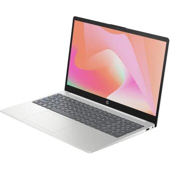  Ноутбук HP 15-fc0018nq (7K0R1EA) Ryzen 5 7520U 16Gb SSD512Gb AMD Radeon 610M 15.6" IPS FHD (1920x1080) Free DOS silver WiFi BT Cam 