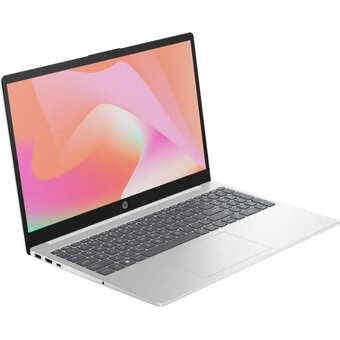  Ноутбук HP 15-fc0018nq (7K0R1EA) Ryzen 5 7520U 16Gb SSD512Gb AMD Radeon 610M 15.6" IPS FHD (1920x1080) Free DOS silver WiFi BT Cam 