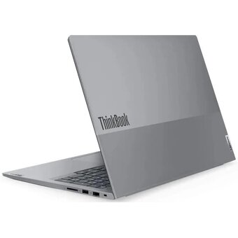  Ноутбук Lenovo Thinkbook 16 G6 IRL (21KH00E8AK) Core i7 13700H 16Gb SSD512Gb Intel Iris Xe graphics 16" IPS WUXGA (1920x1200) noOS grey WiFi BT Bag 
