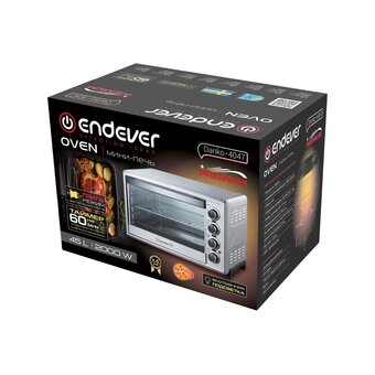  Мини-печь Endever Danko 4047 серебристый 