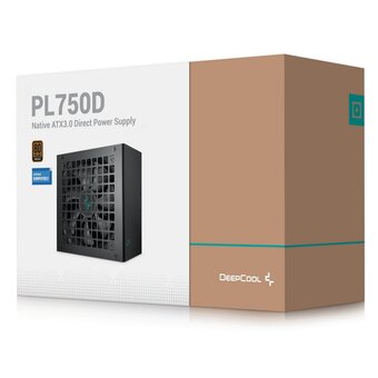  Блок питания DeepСool PL750D (R-PL750D-FC0B-EU-V2) (120mm, APFC, 80Plus Bronze) 