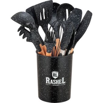  Набор кухонный Rashel R-16012 Черный мрамор 