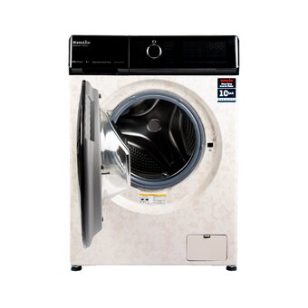  Стиральная машина SMILE SWMSW8MB1400 бежевый мрамор/черный 