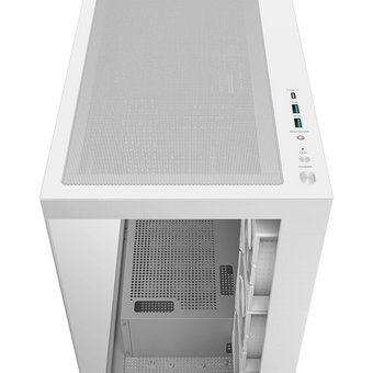  Корпус Deepcool CG580 4F WH без БП, боковое окно (панорама), 4x120mm ARGB PWM вентилятора, белый, ATX 