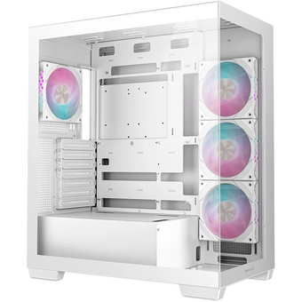  Корпус Deepcool CG580 4F WH без БП, боковое окно (панорама), 4x120mm ARGB PWM вентилятора, белый, ATX 