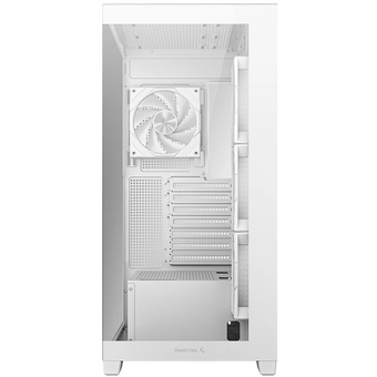  Корпус Deepcool CG580 4F WH без БП, боковое окно (панорама), 4x120mm ARGB PWM вентилятора, белый, ATX 