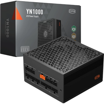  Блок питания PcCooler P5-YN1000-G1F 1000W 80+ Gold (ATX, 3.1, Full modular, 1x24(20+4)pin 550mm, 2xCPU 8(4+4)pin 650mm, 3xPCIe 8(6+2)pin 500mm 