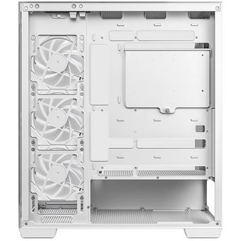  Корпус Deepcool CG580 4F WH без БП, боковое окно (панорама), 4x120mm ARGB PWM вентилятора, белый, ATX 