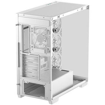  Корпус Deepcool CG580 4F WH без БП, боковое окно (панорама), 4x120mm ARGB PWM вентилятора, белый, ATX 